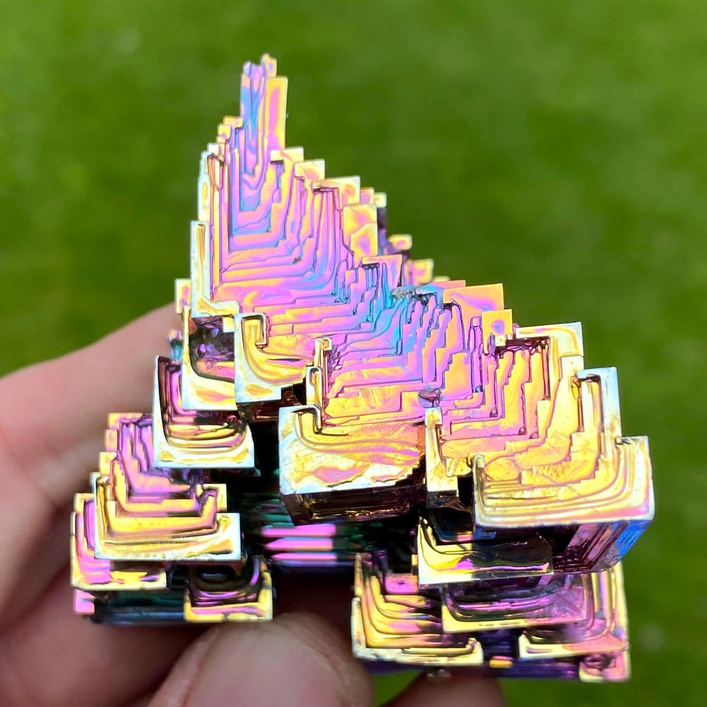 5.3 Ounce / 150 Gram Rainbow Bismuth Crystal - A48