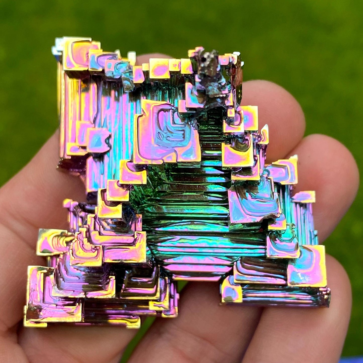 5.3 Ounce / 150 Gram Rainbow Bismuth Crystal - A48