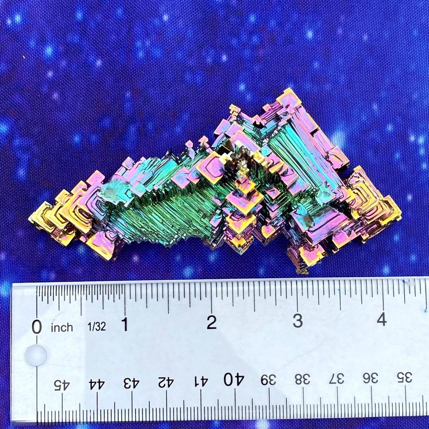 7.1 Ounce / 201 Gram Rainbow Bismuth Crystal - B64