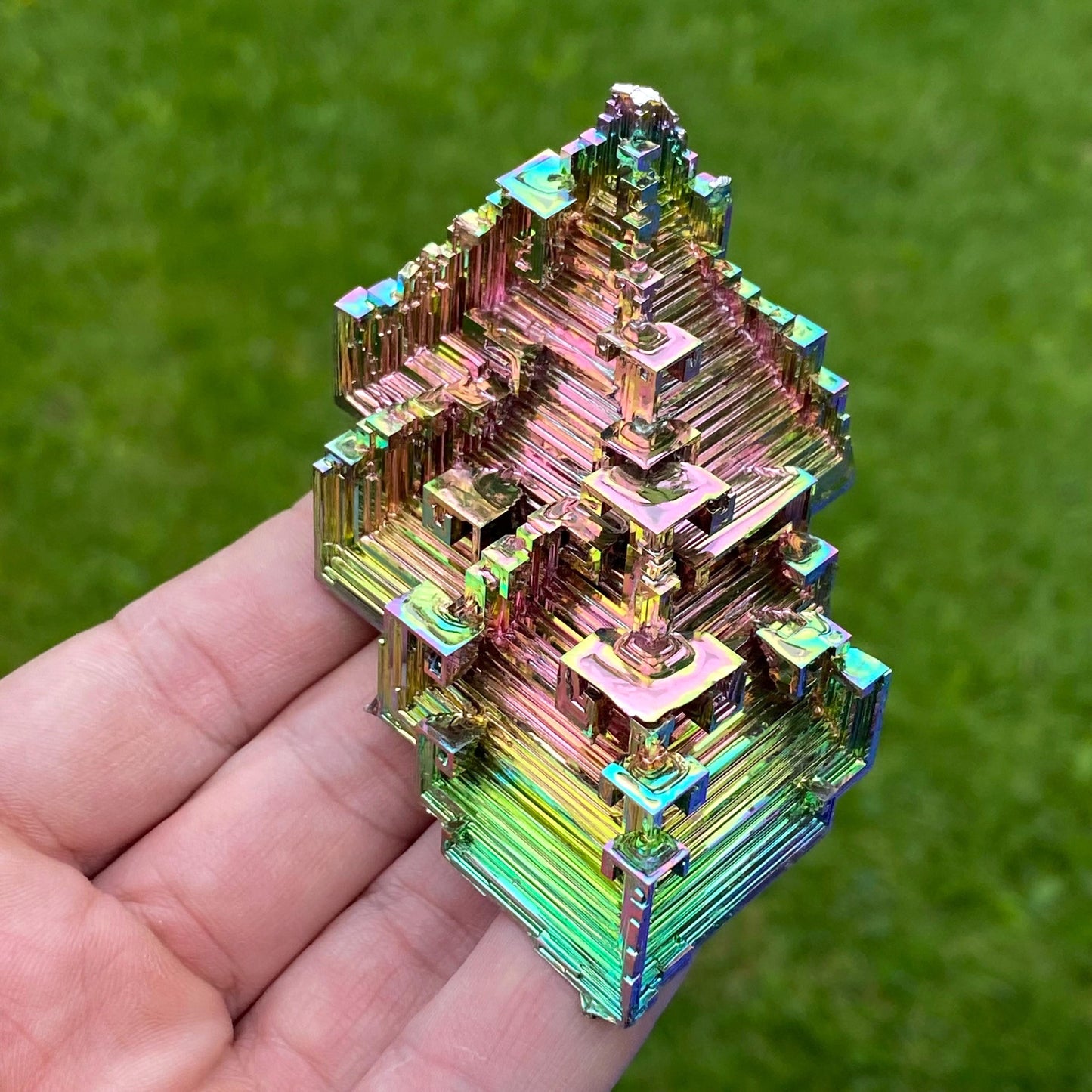 5.1 Ounce / 143 Gram Rainbow Bismuth Crystal - A52