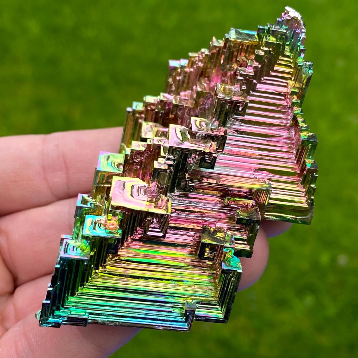 5.1 Ounce / 143 Gram Rainbow Bismuth Crystal - A52