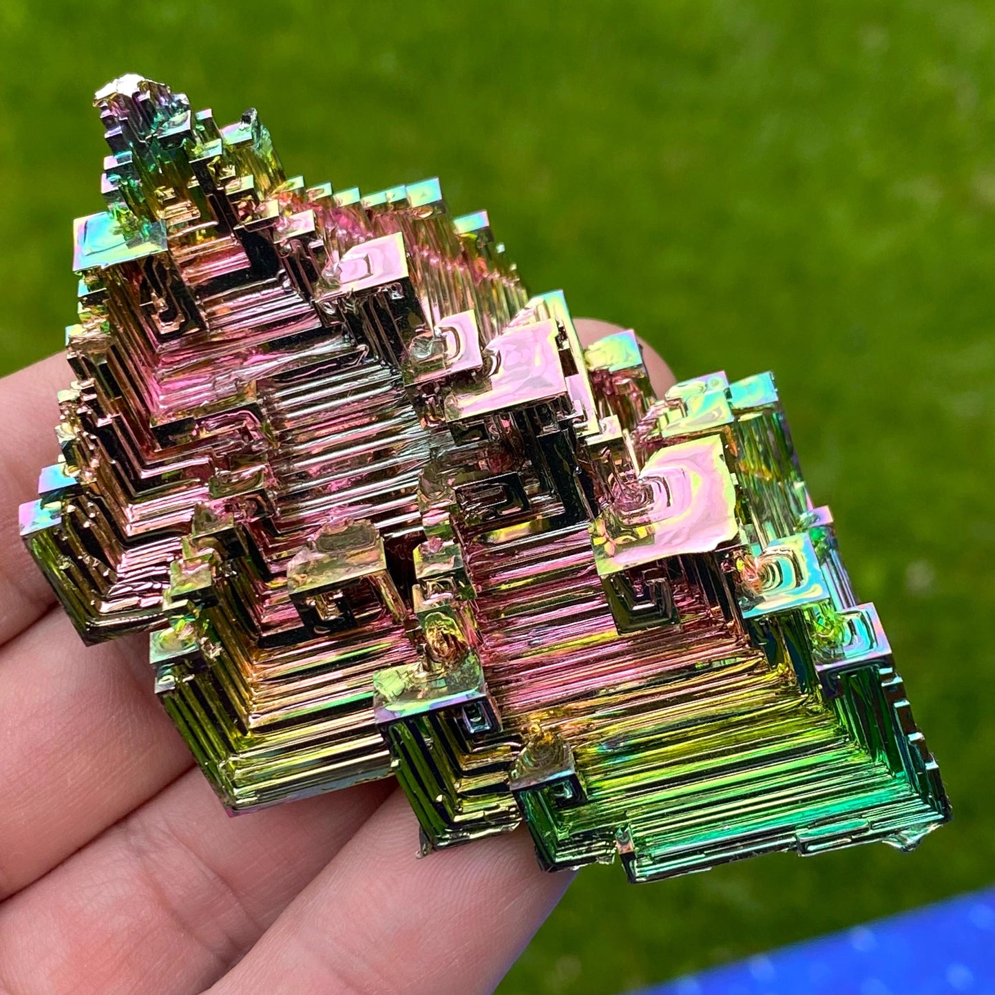 5.1 Ounce / 143 Gram Rainbow Bismuth Crystal - A52