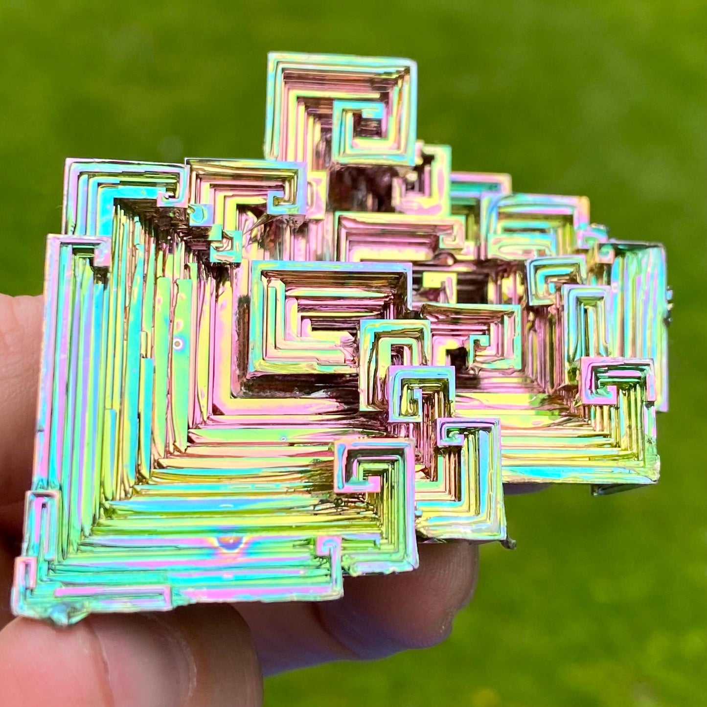 5.1 Ounce / 143 Gram Rainbow Bismuth Crystal - A52