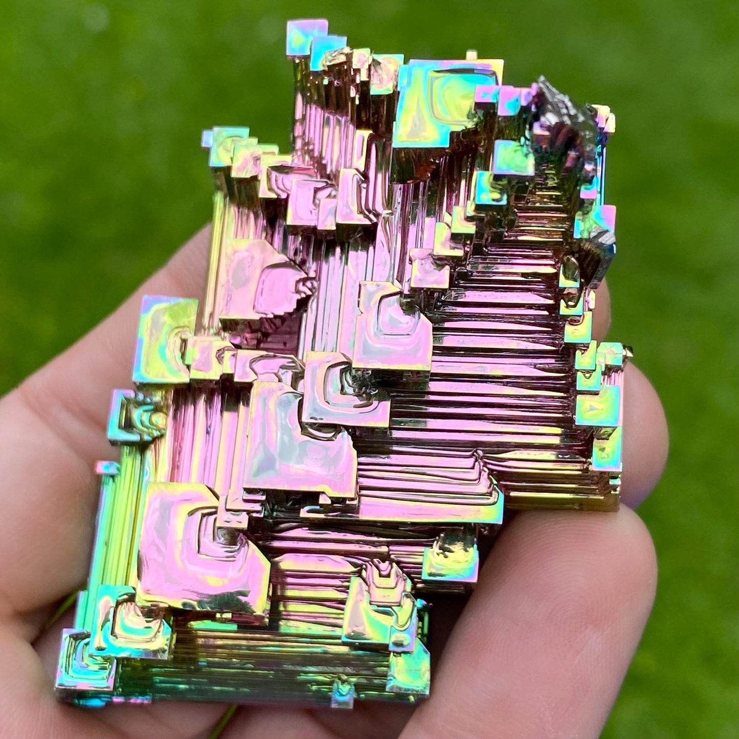 5.1 Ounce / 143 Gram Rainbow Bismuth Crystal - A52