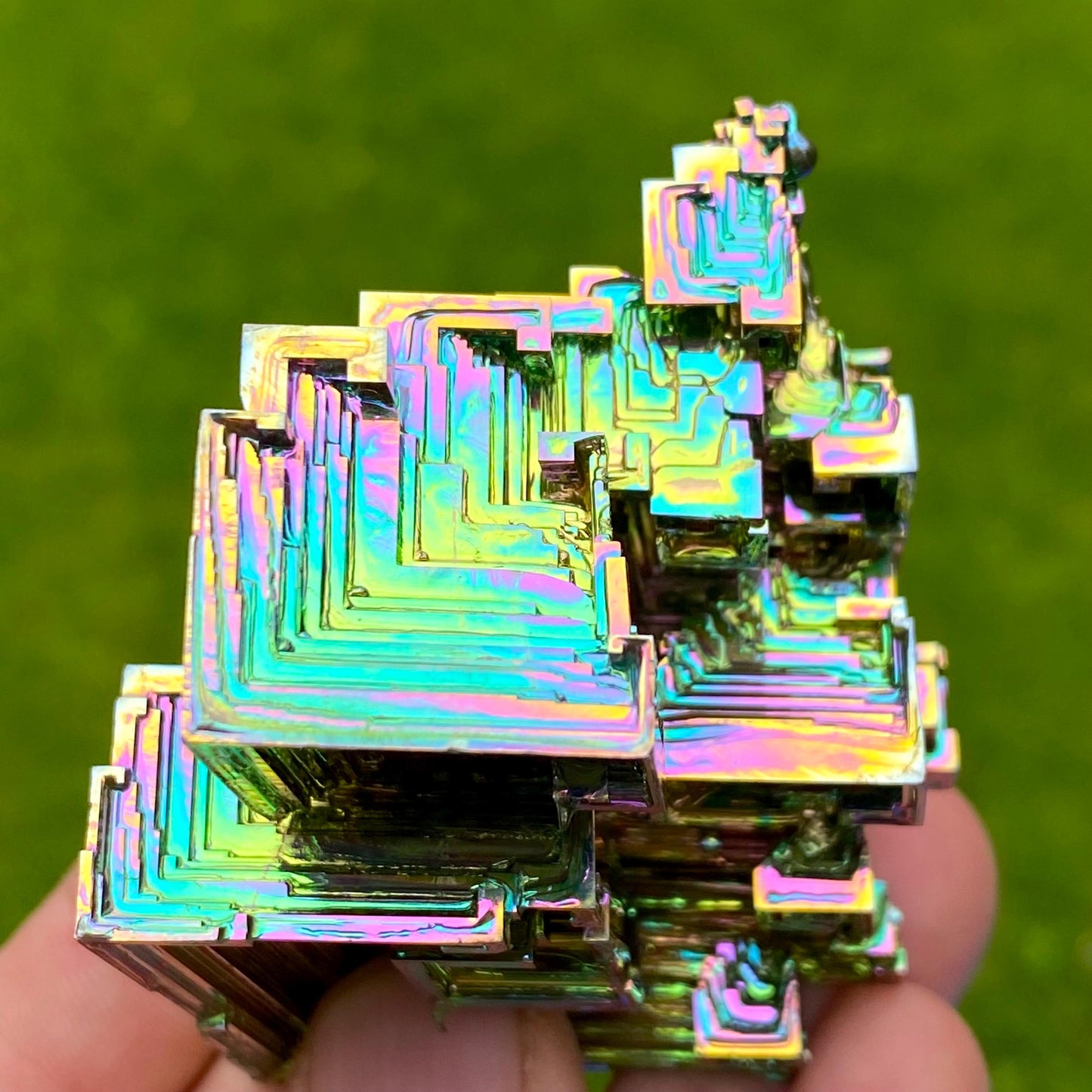 5.8 Ounce / 164 Gram Rainbow Bismuth Crystal - A42