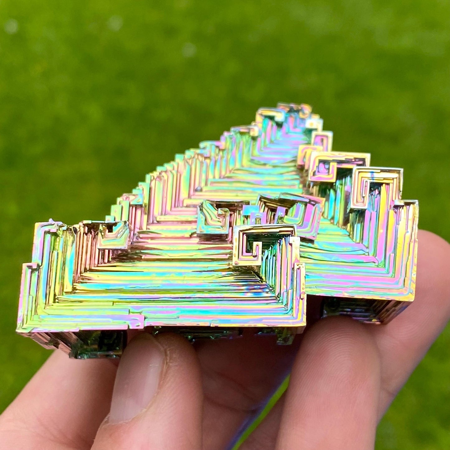 5.8 Ounce / 164 Gram Rainbow Bismuth Crystal - A42