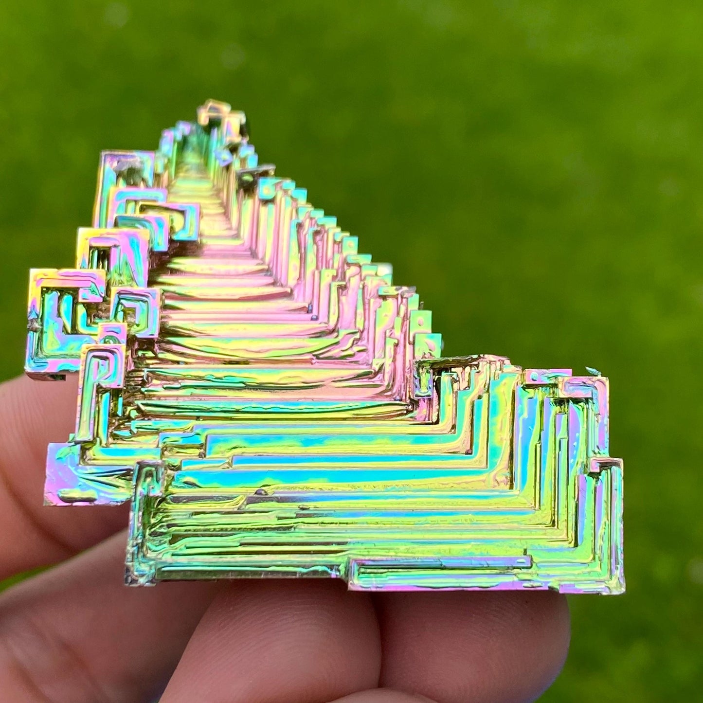 5.8 Ounce / 164 Gram Rainbow Bismuth Crystal - A42