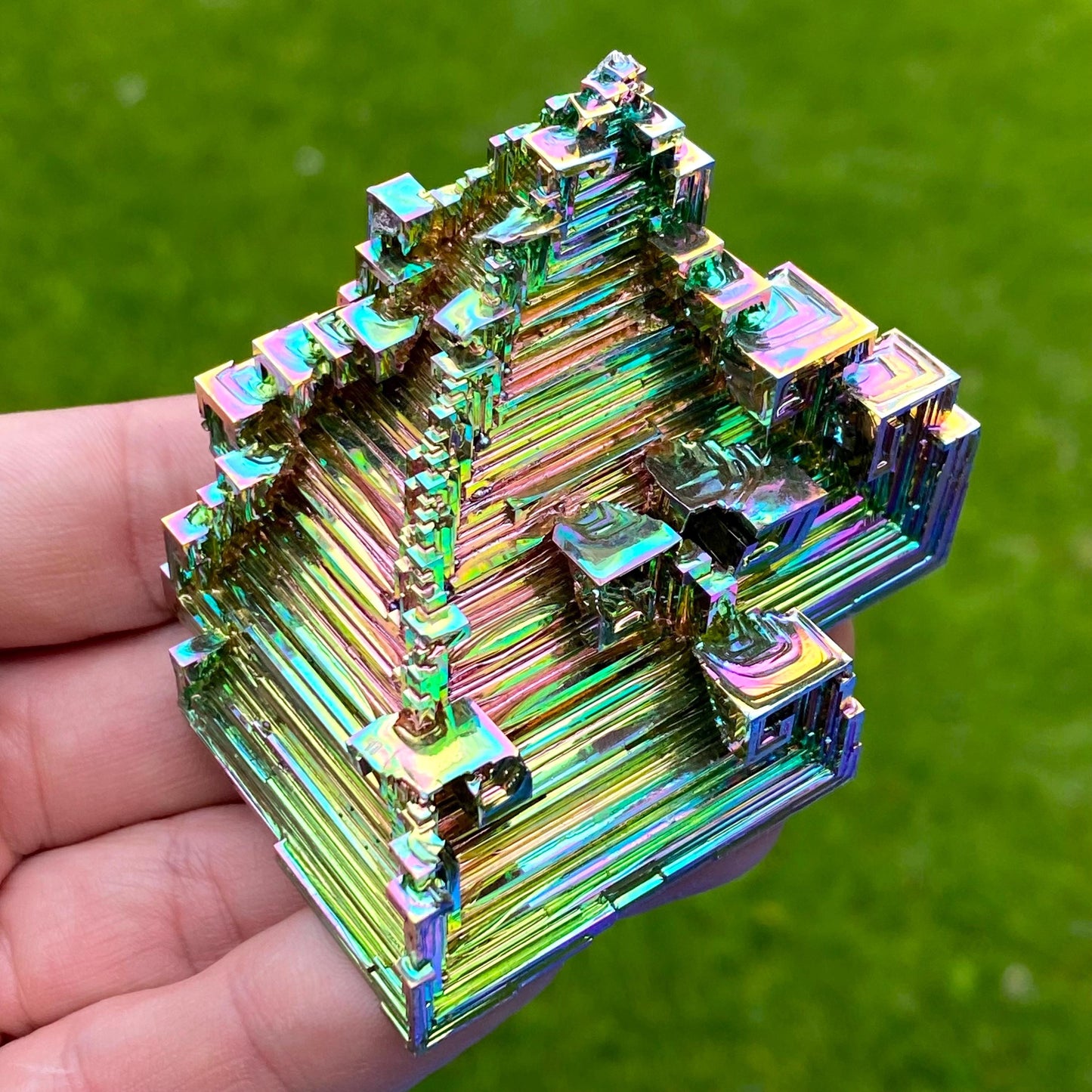 5.8 Ounce / 164 Gram Rainbow Bismuth Crystal - A42
