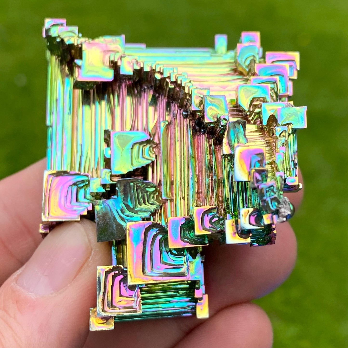 5.8 Ounce / 164 Gram Rainbow Bismuth Crystal - A42