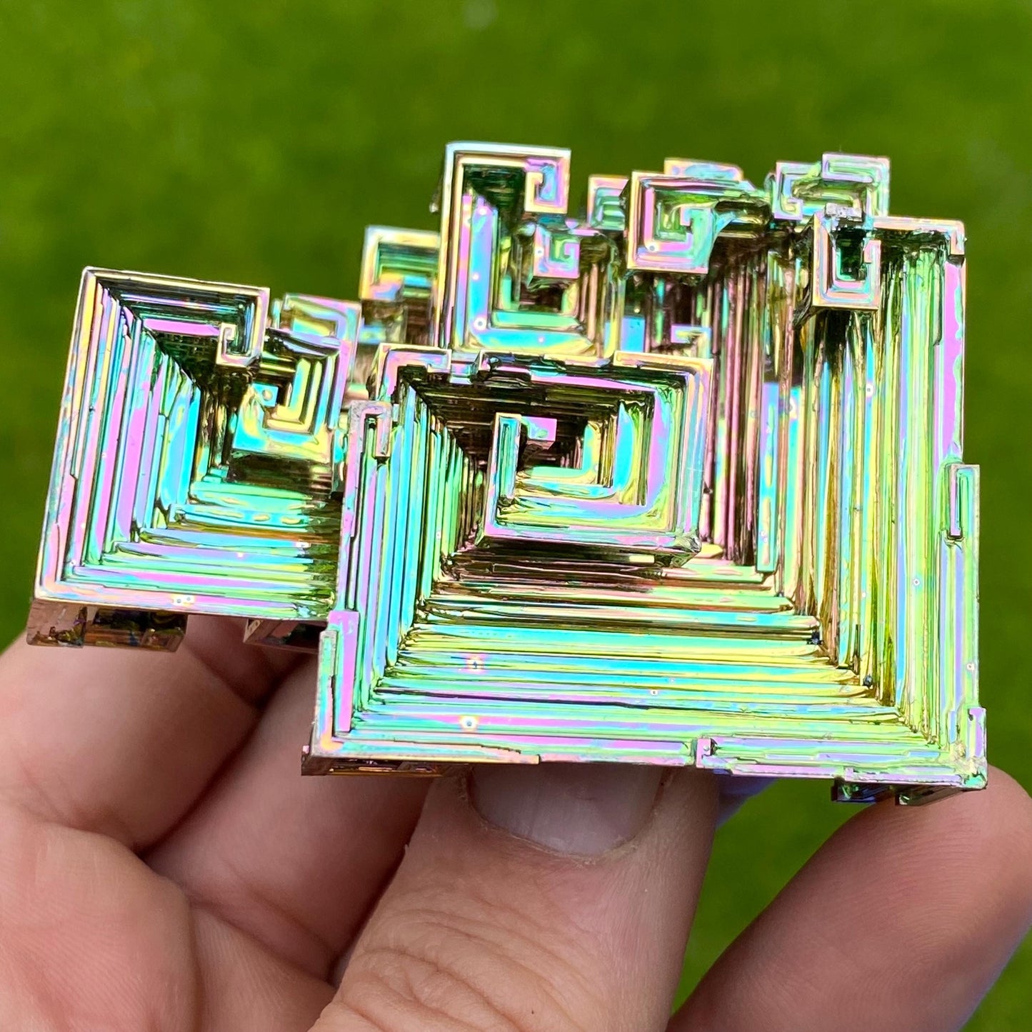 5.8 Ounce / 164 Gram Rainbow Bismuth Crystal - A42