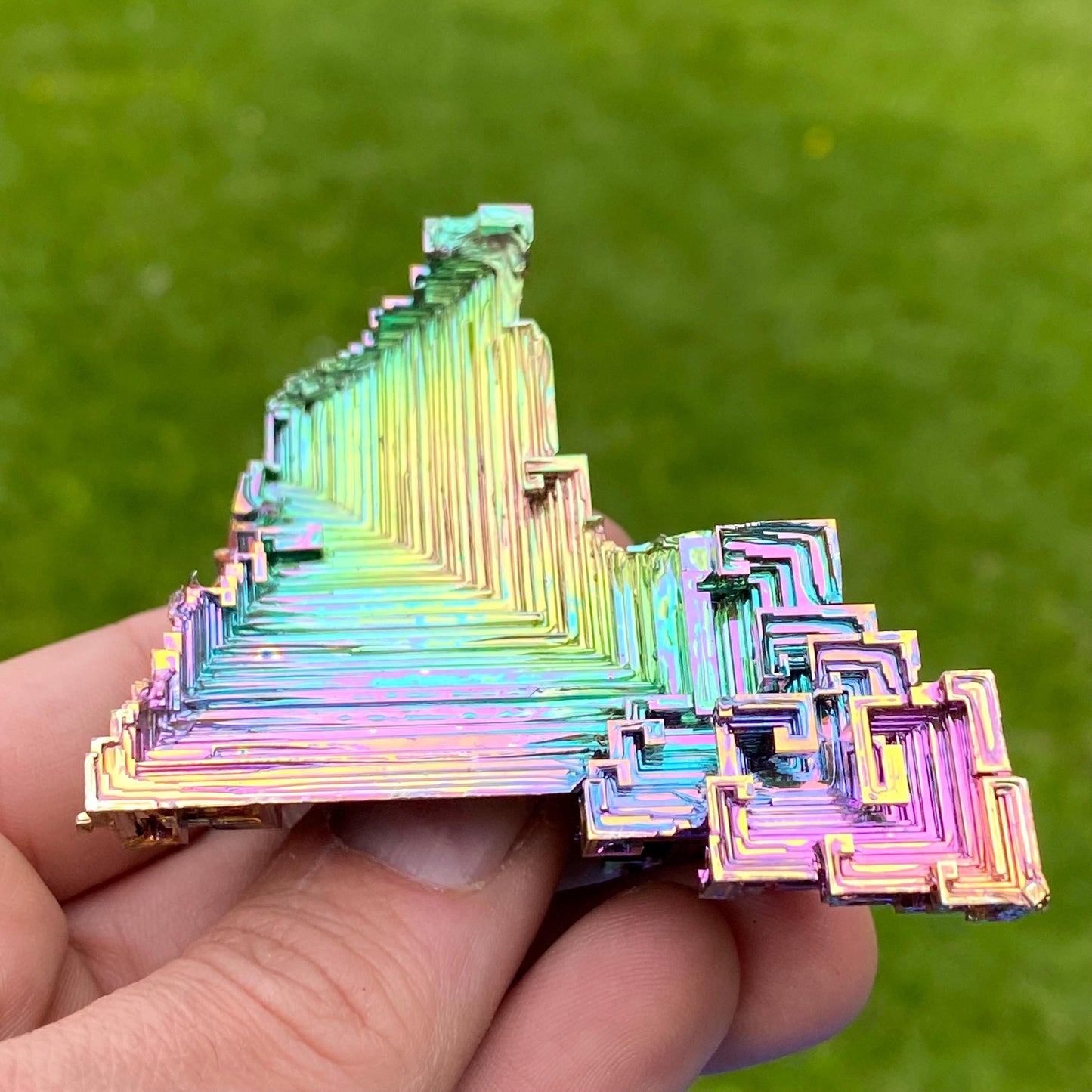 5.3 Ounce / 151 Gram Rainbow Bismuth Crystal - A45