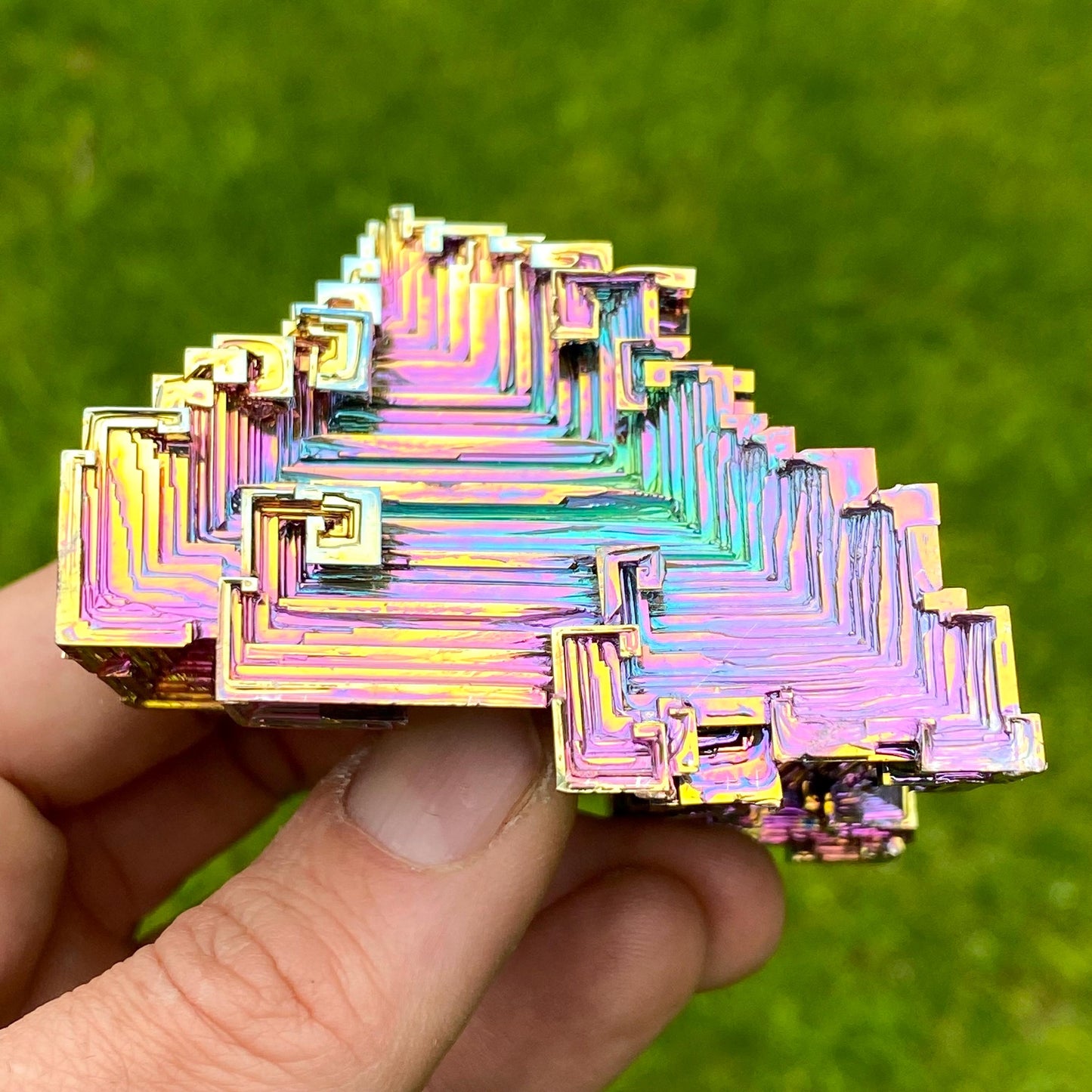 8.7 Ounce / 245 Gram Rainbow Bismuth Crystal - B57
