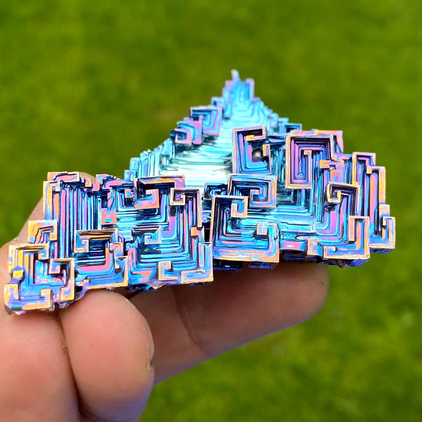 4.8 Ounce / 135 Gram Blue Bismuth Crystal - A46