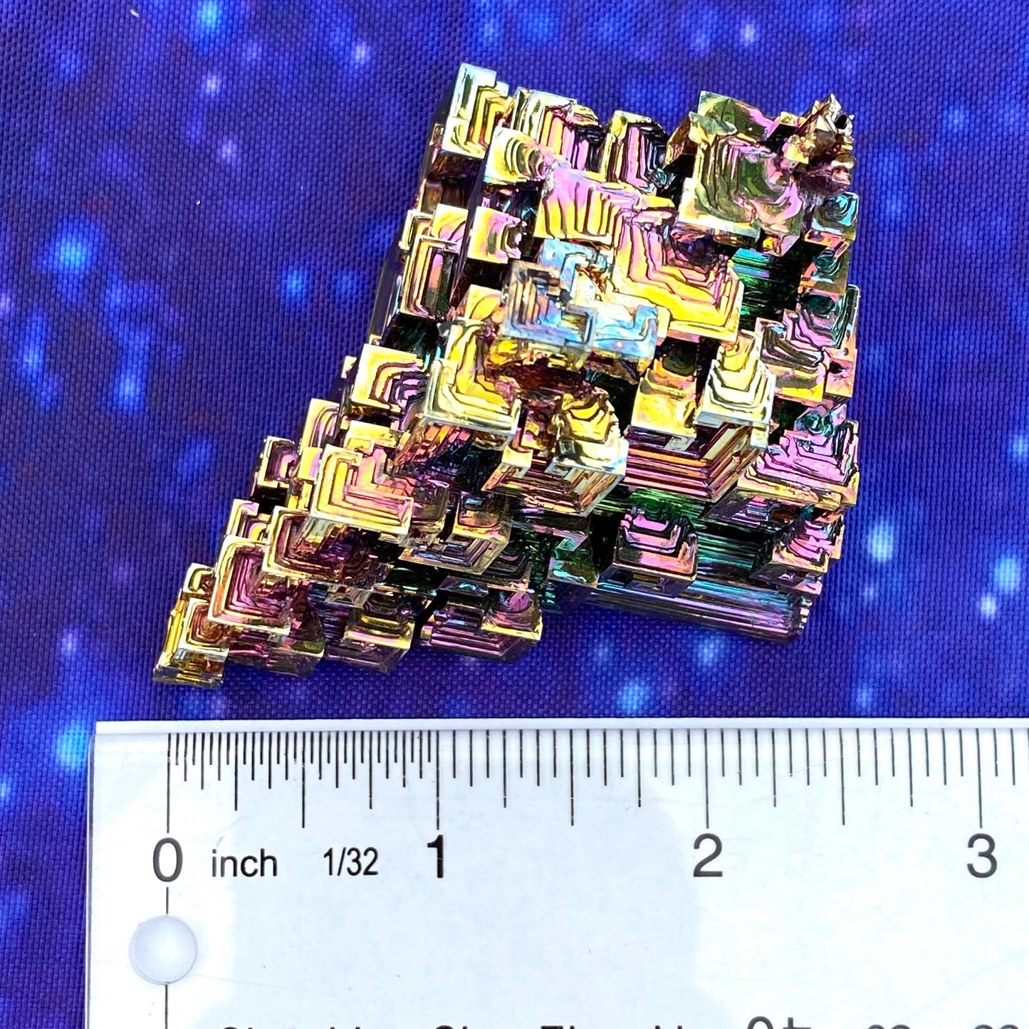 6 Ounce / 169 Gram Rainbow Bismuth Crystal - A47