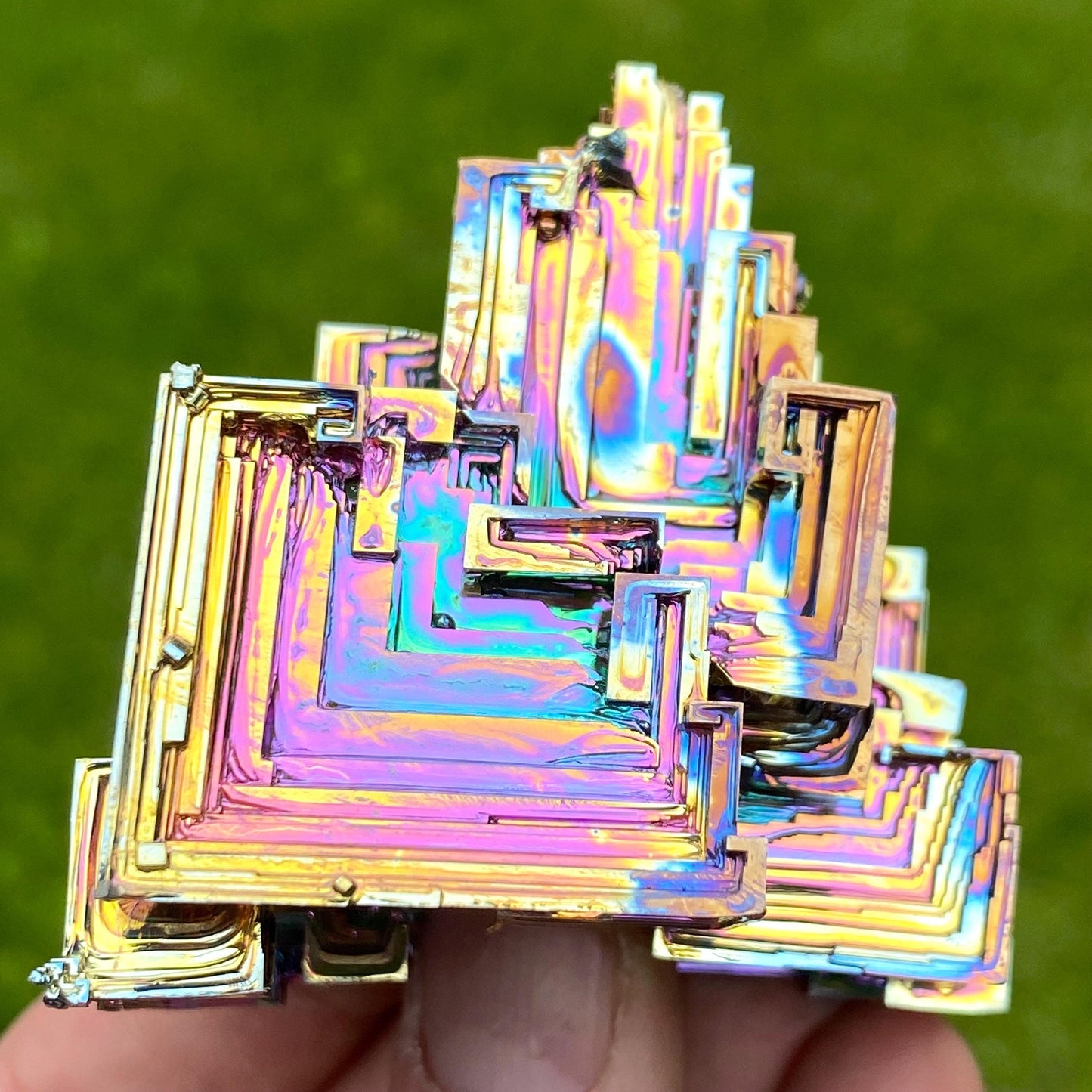 8.8 Ounce / 249 Gram Rainbow Bismuth Crystal - B62