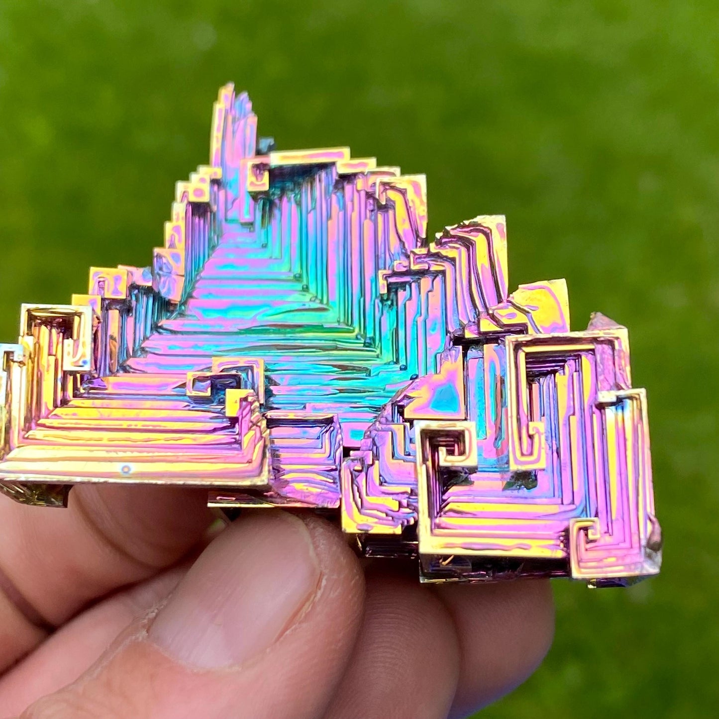 5.3 Ounce / 150 Gram Rainbow Bismuth Crystal - A48