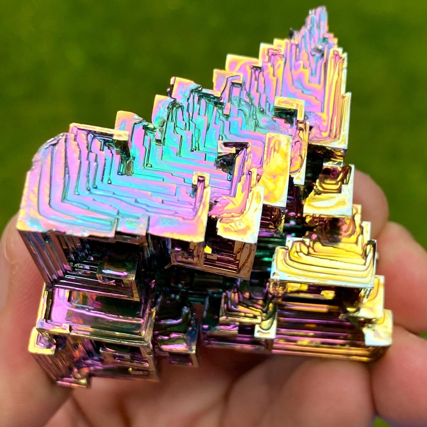 5.3 Ounce / 150 Gram Rainbow Bismuth Crystal - A48