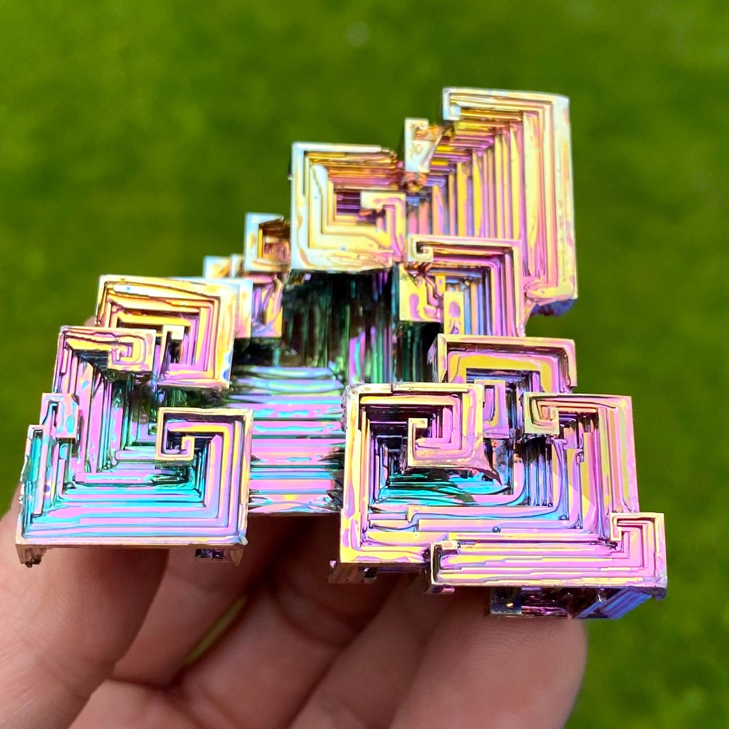 5.3 Ounce / 150 Gram Rainbow Bismuth Crystal - A48