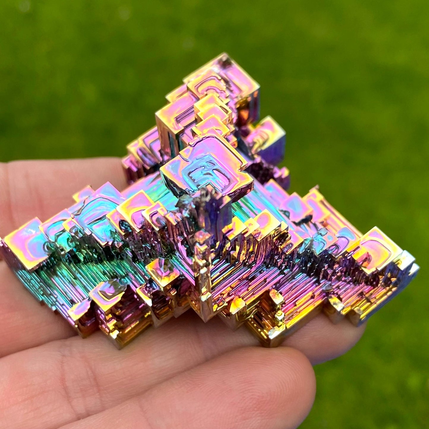 5.3 Ounce / 150 Gram Rainbow Bismuth Crystal - A48