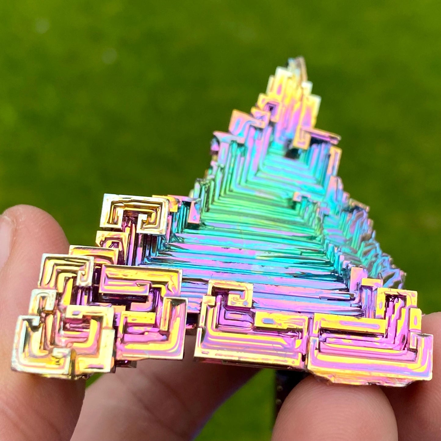 7.1 Ounce / 201 Gram Rainbow Bismuth Crystal - B64