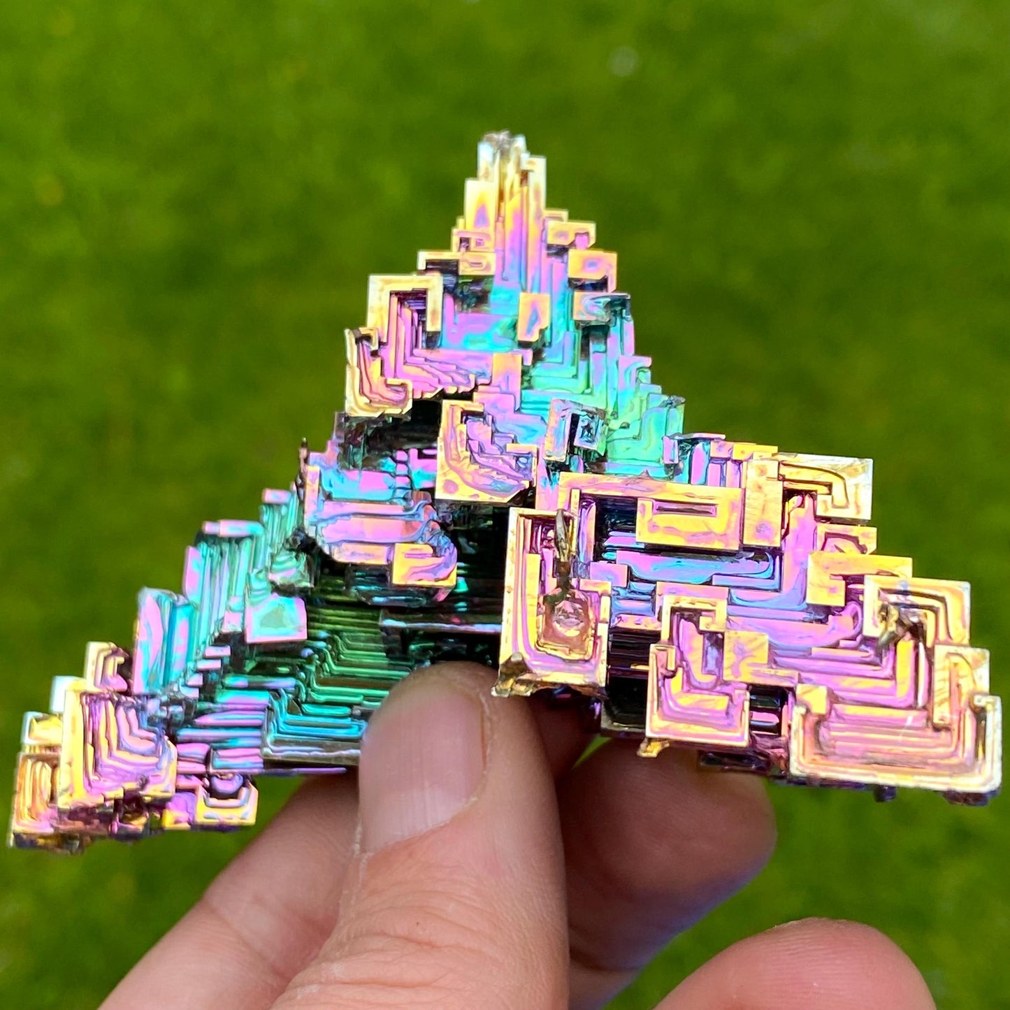 7.1 Ounce / 201 Gram Rainbow Bismuth Crystal - B64