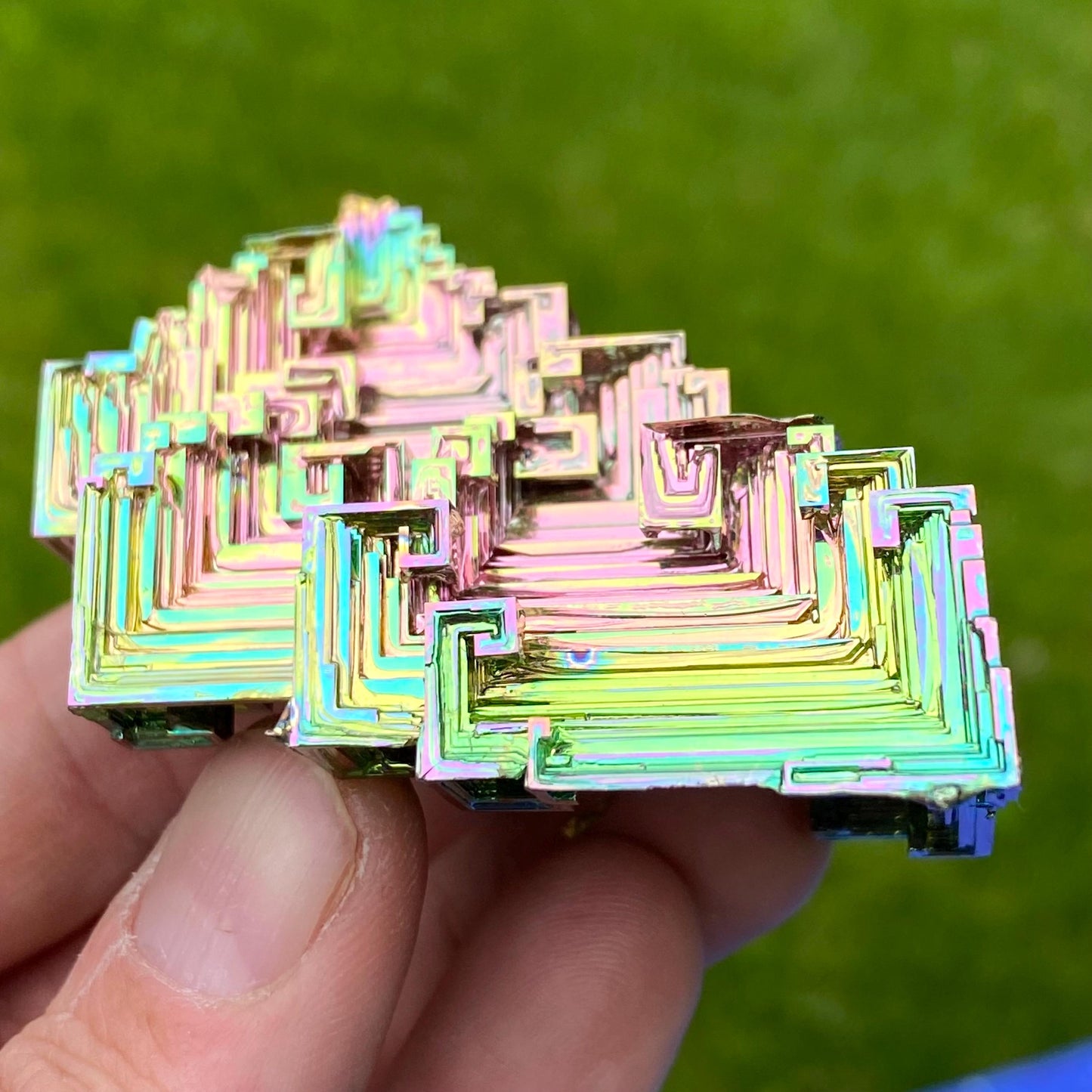5.1 Ounce / 143 Gram Rainbow Bismuth Crystal - A52
