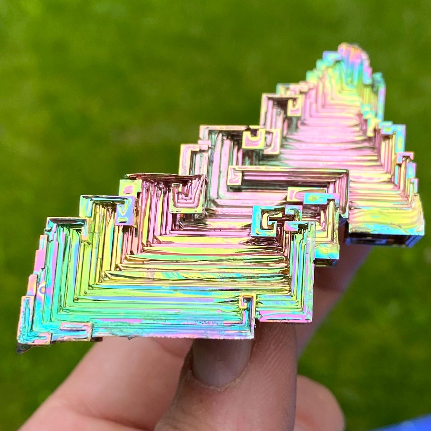 5.1 Ounce / 143 Gram Rainbow Bismuth Crystal - A52