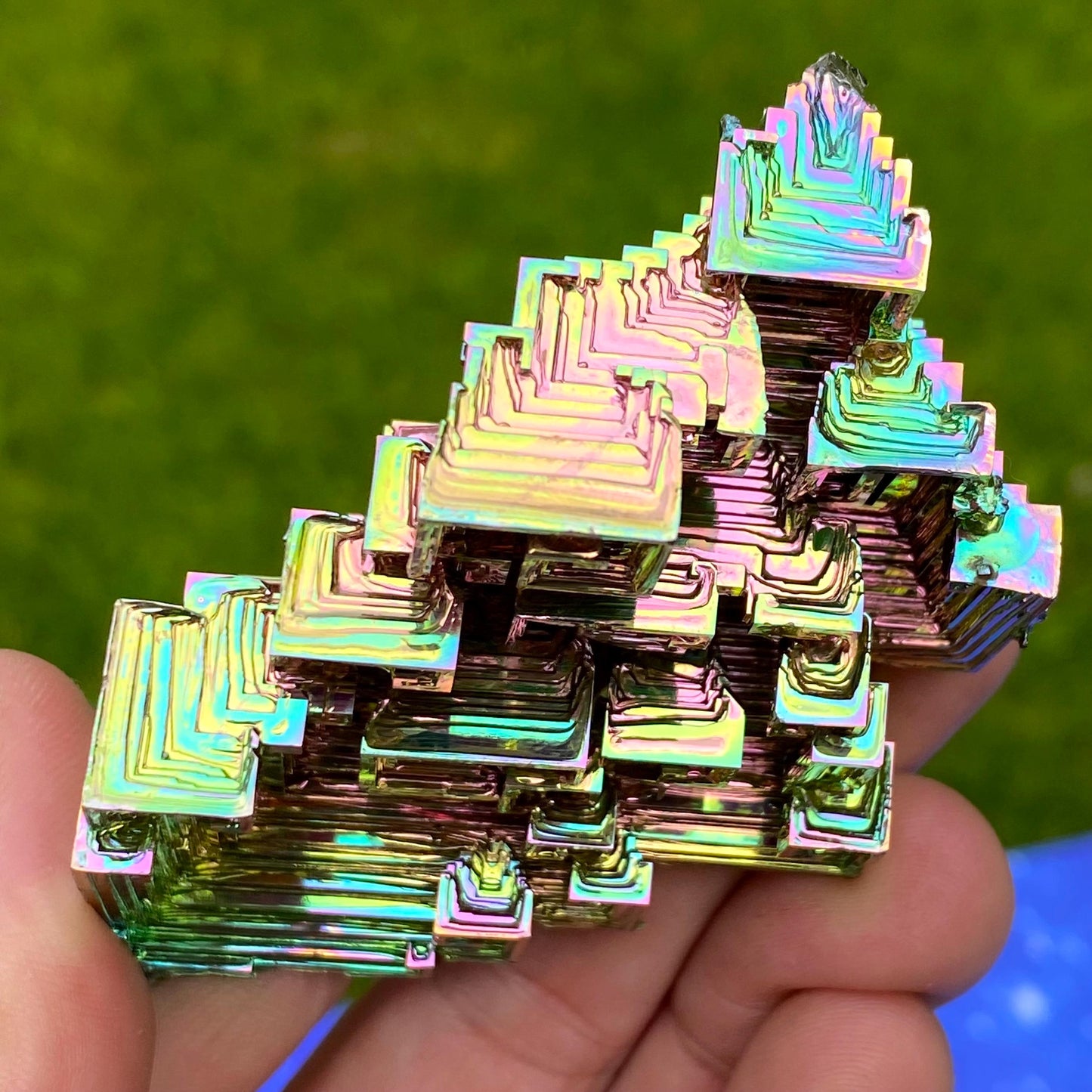 5.1 Ounce / 143 Gram Rainbow Bismuth Crystal - A52