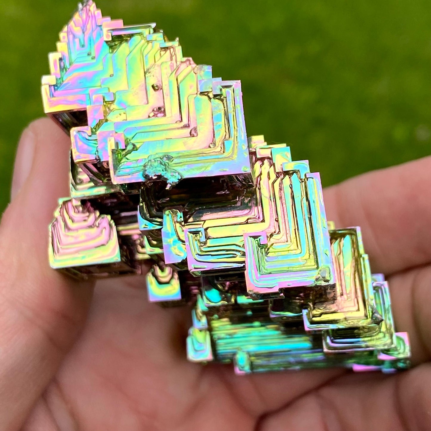 5.1 Ounce / 143 Gram Rainbow Bismuth Crystal - A52