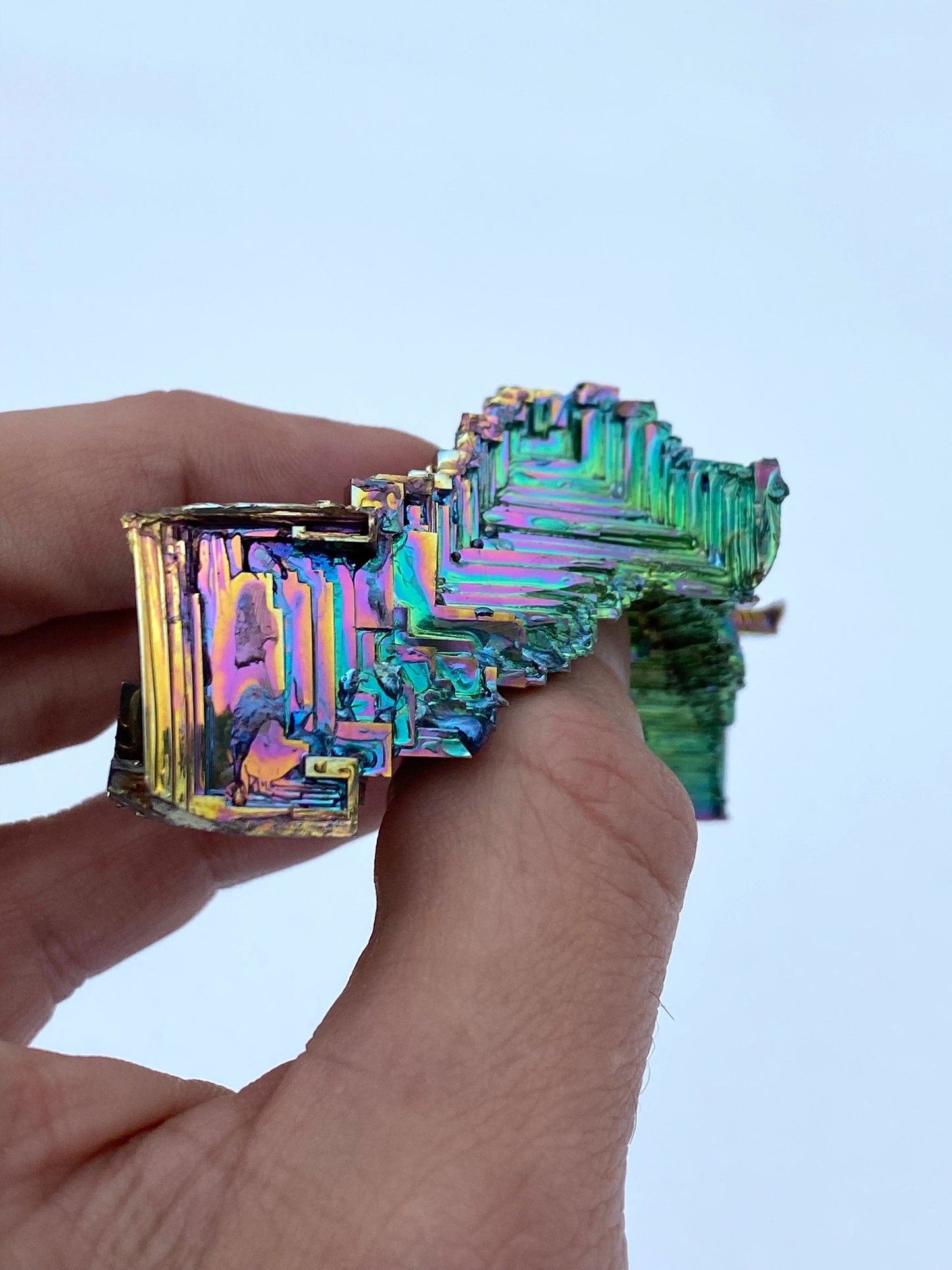 4.4 Ounce / 125 Gram Rainbow Bismuth Crystal - A8