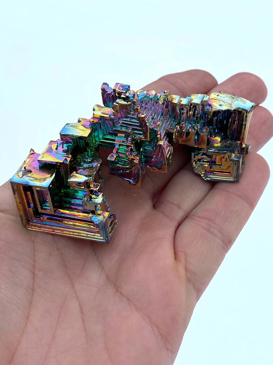 4.4 Ounce / 125 Gram Rainbow Bismuth Crystal - A8