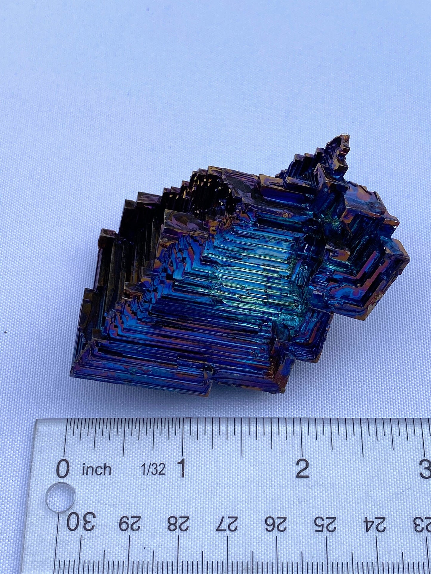 5.4 Ounce / 152 Gram Blue Bismuth Crystal - A7