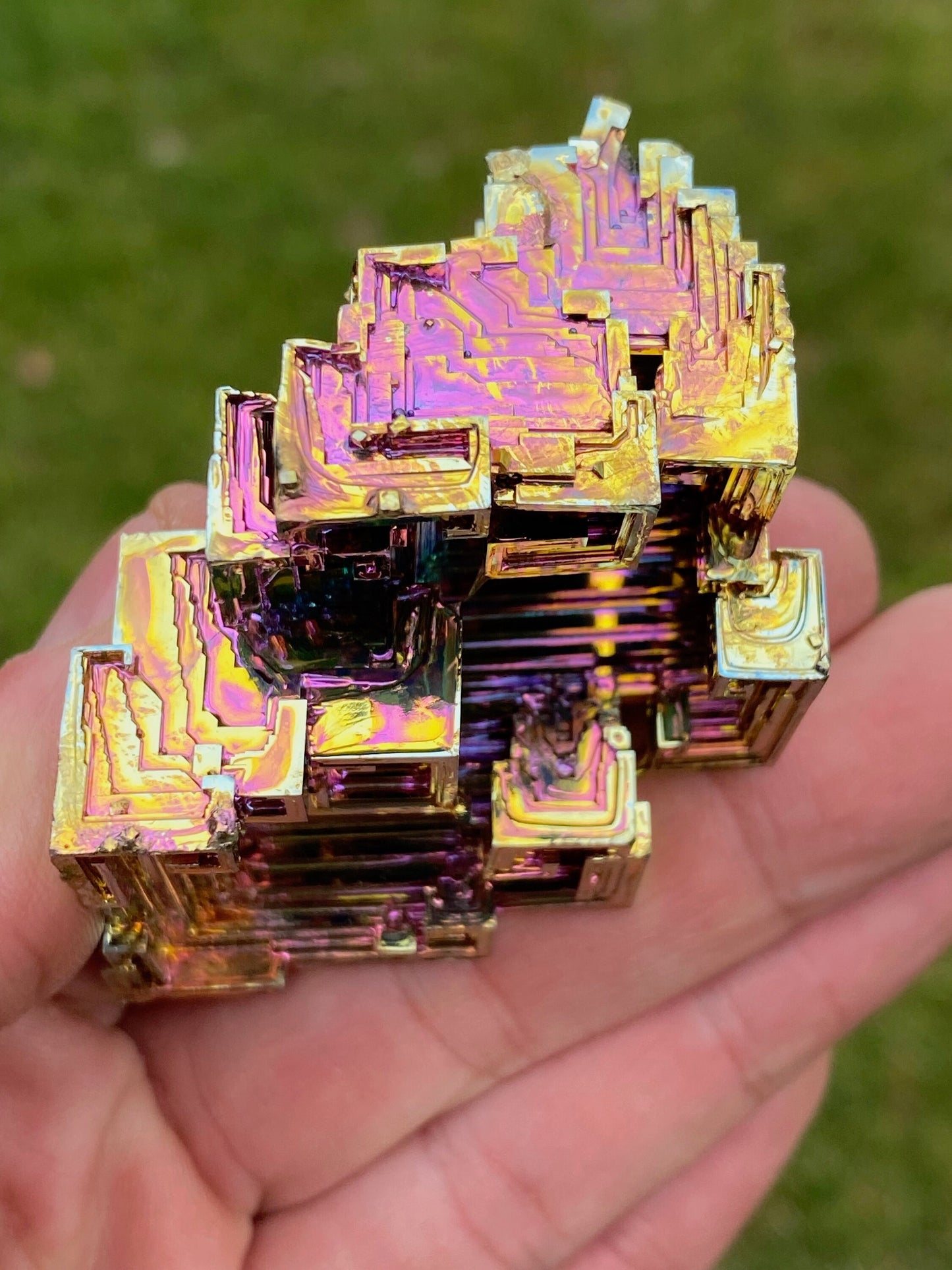 4.7 Ounce / 132 Gram Rainbow Bismuth Crystal - A23