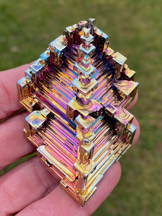 4.7 Ounce / 132 Gram Rainbow Bismuth Crystal - A23