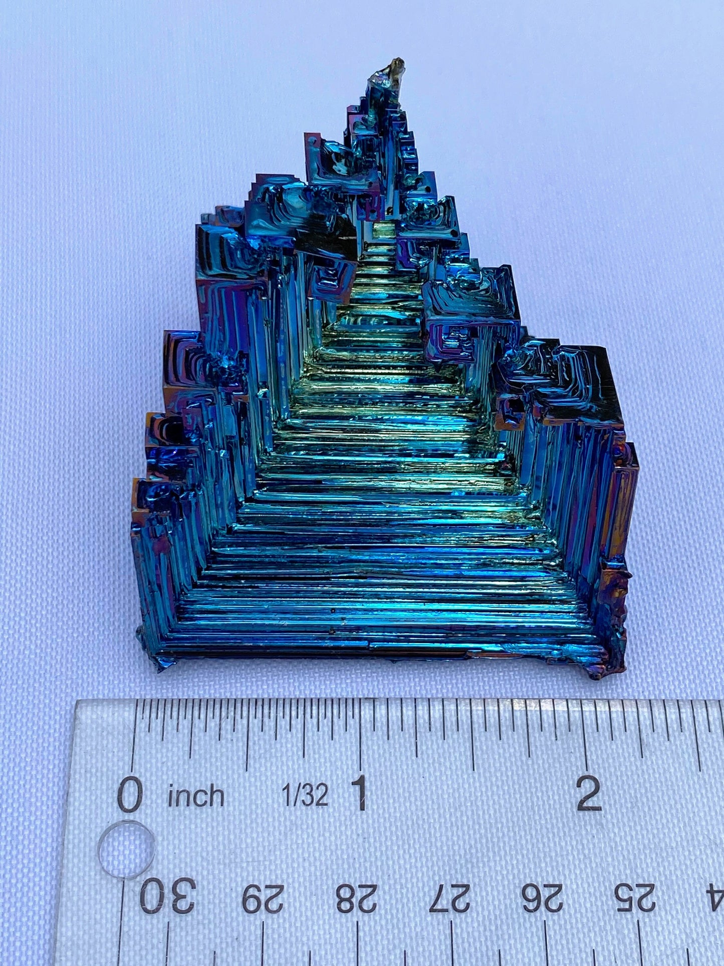 5.7 Ounce / 161 Gram Blue Bismuth Crystal - A26