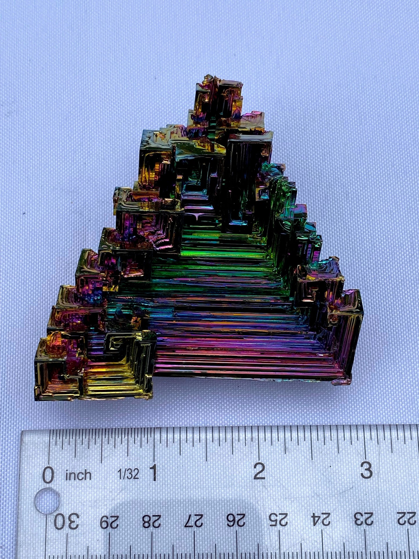 7.8 Ounce / 221 Gram Rainbow Bismuth Crystal - B25