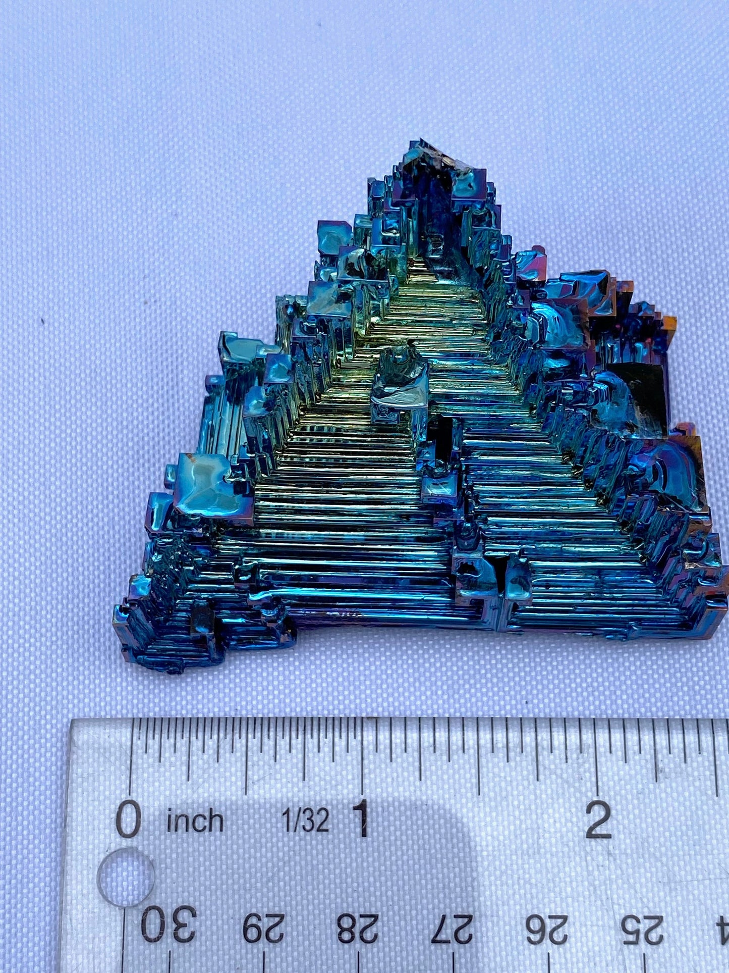 5.4 Ounce / 152 Gram Blue Bismuth Crystal - A32