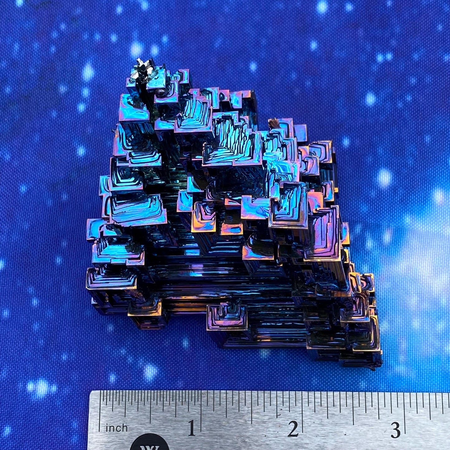 10.4 Ounce / 294 Gram Blue Bismuth Crystal - C35