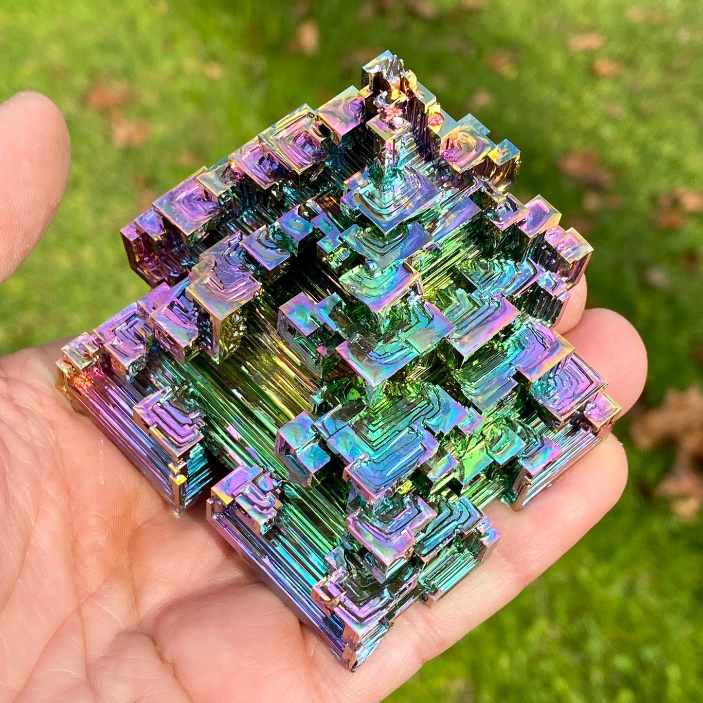 10 Ounce / 282 Gram Rainbow Bismuth Crystal - B40