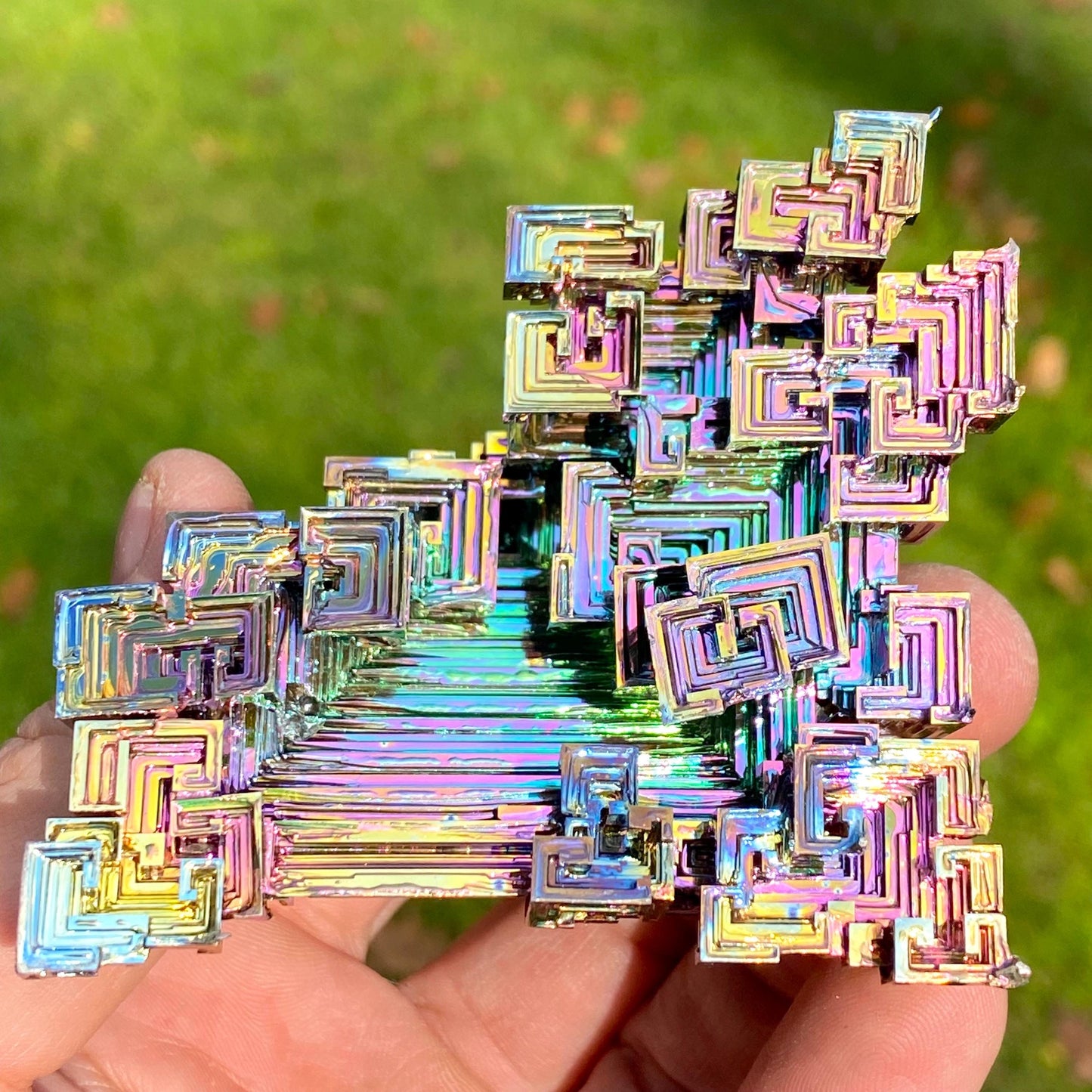 8.9 Ounce / 252 Gram Rainbow Bismuth Crystal - B41