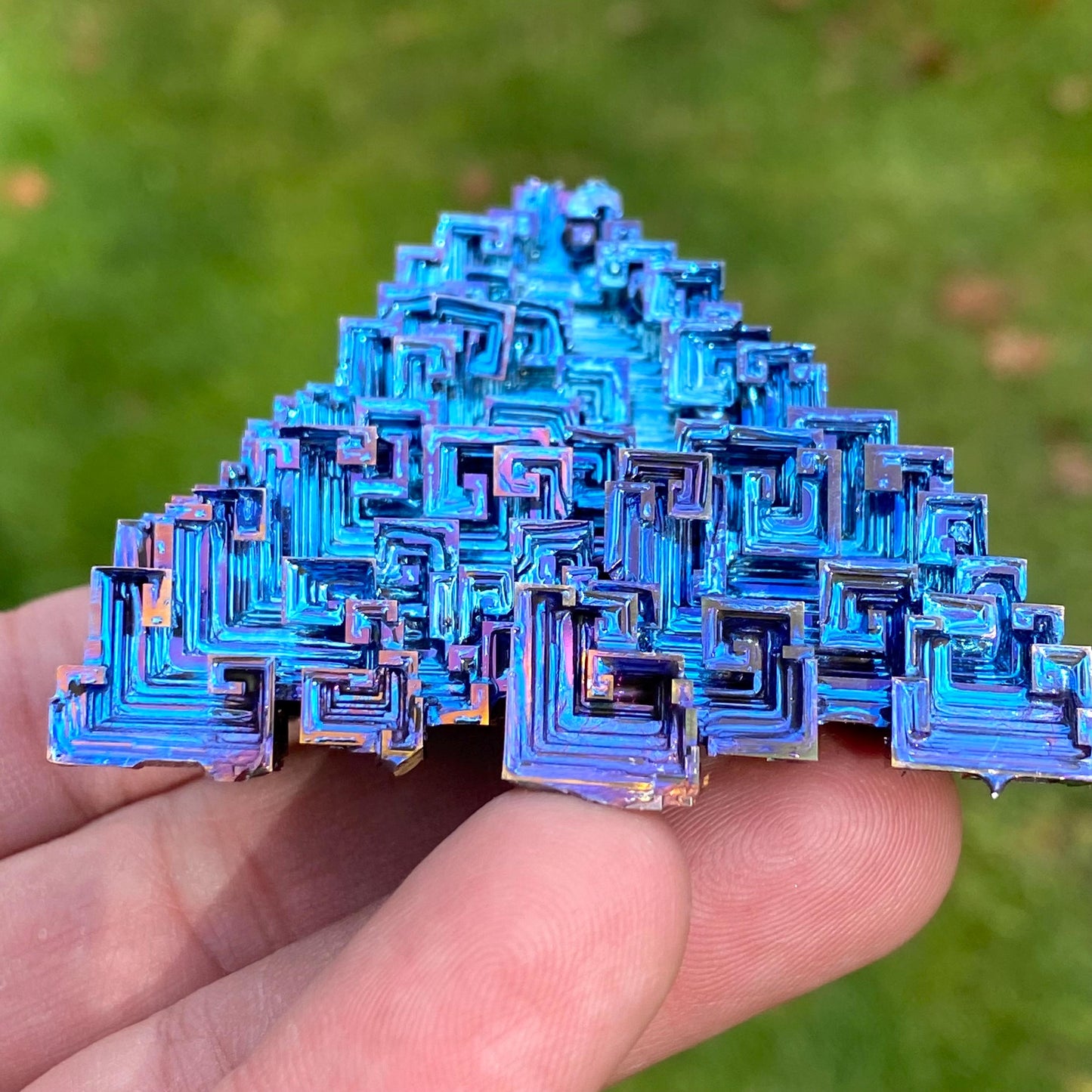 4.6 Ounce / 131 Gram Blue Bismuth Crystal - A36