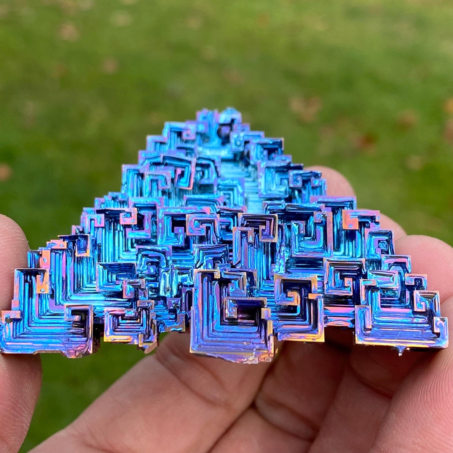 4.6 Ounce / 131 Gram Blue Bismuth Crystal - A36