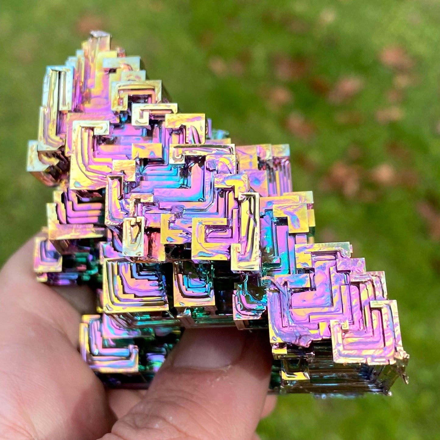 10 Ounce / 282 Gram Rainbow Bismuth Crystal - B40