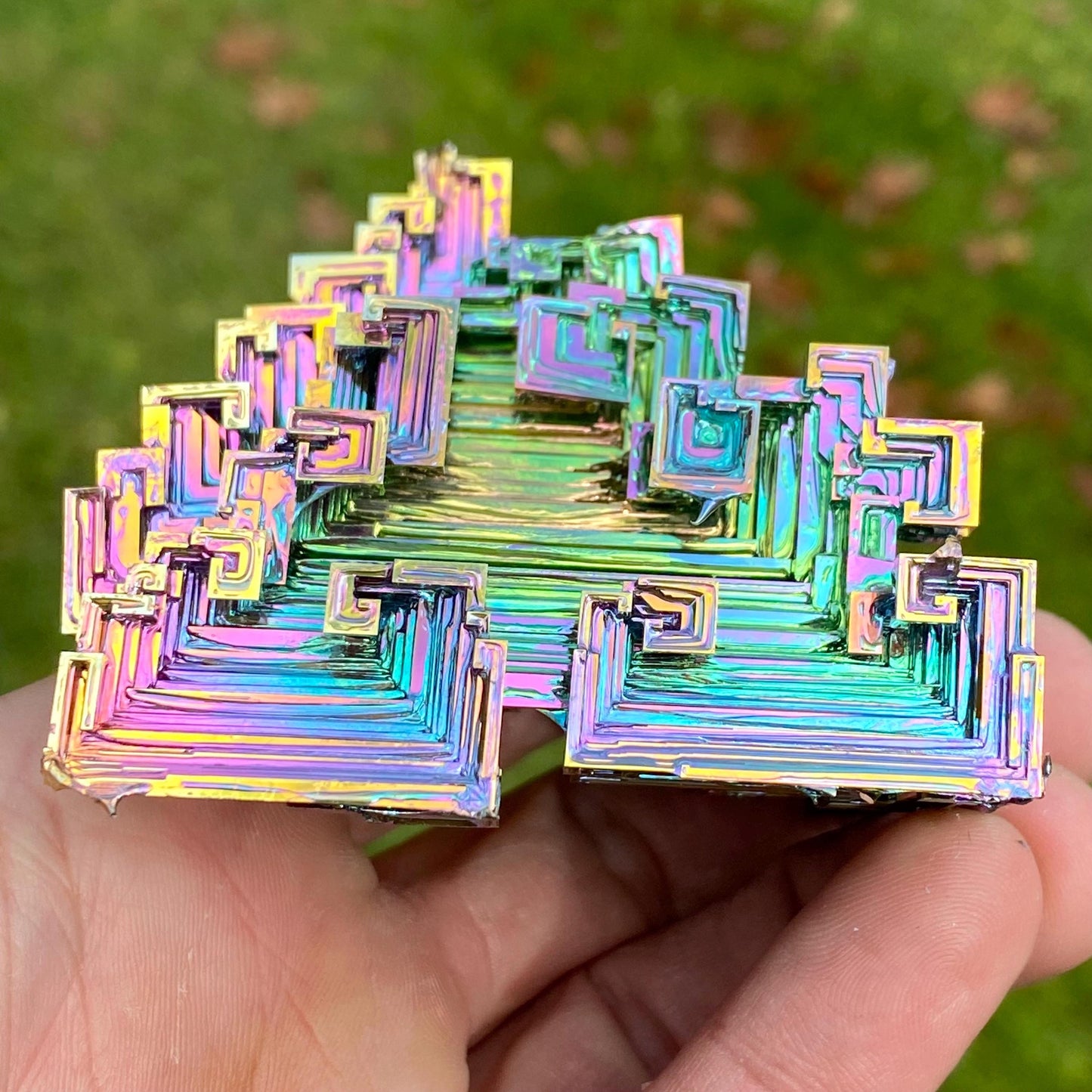 10 Ounce / 282 Gram Rainbow Bismuth Crystal - B40