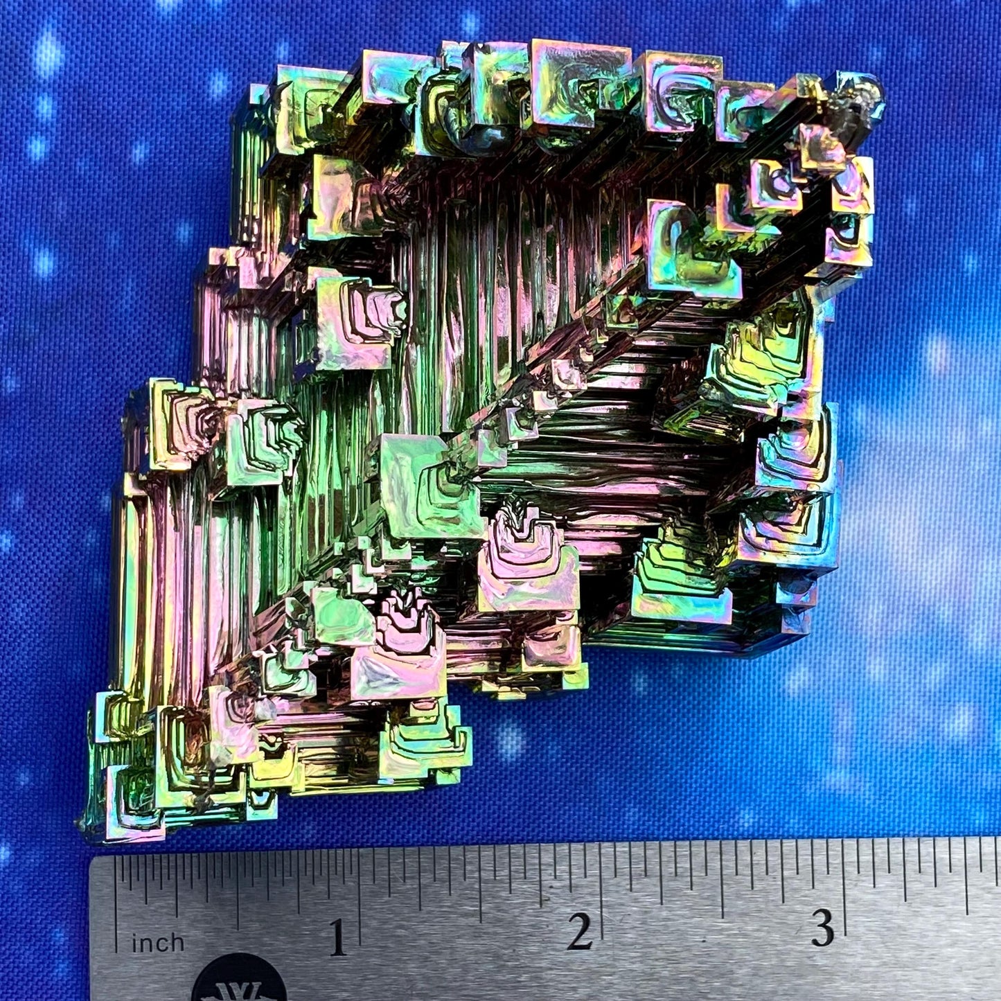 11.9 Ounce / 338 Gram Rainbow Bismuth Crystal - C37