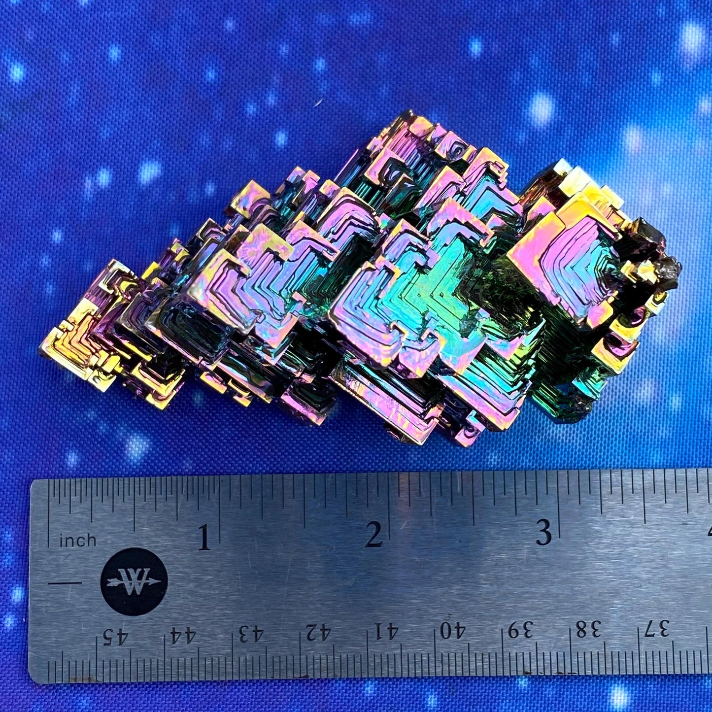 8.2 Ounce / 231 Gram Rainbow Bismuth Crystal - B43