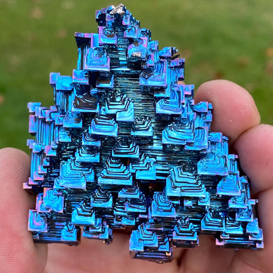 4.6 Ounce / 131 Gram Blue Bismuth Crystal - A36