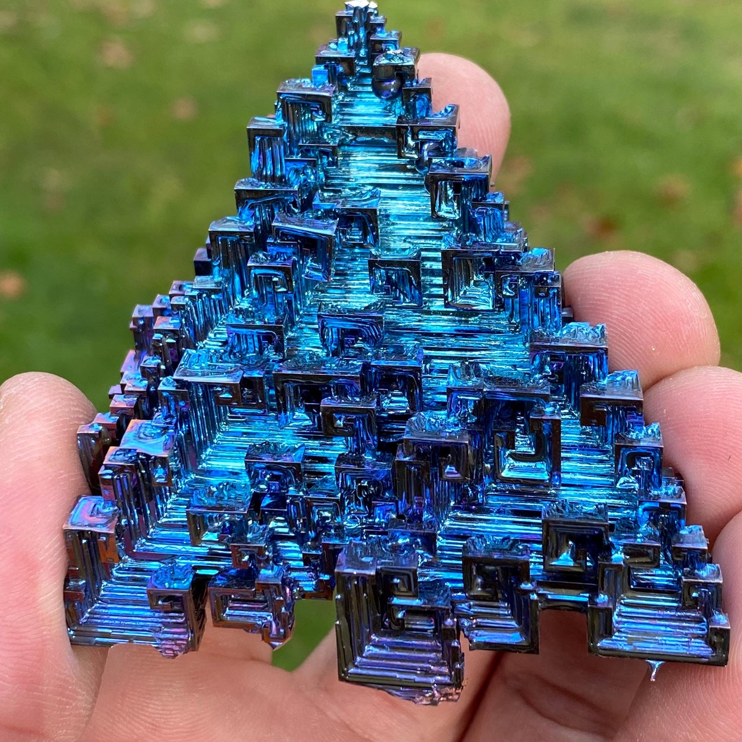 4.6 Ounce / 131 Gram Blue Bismuth Crystal - A36