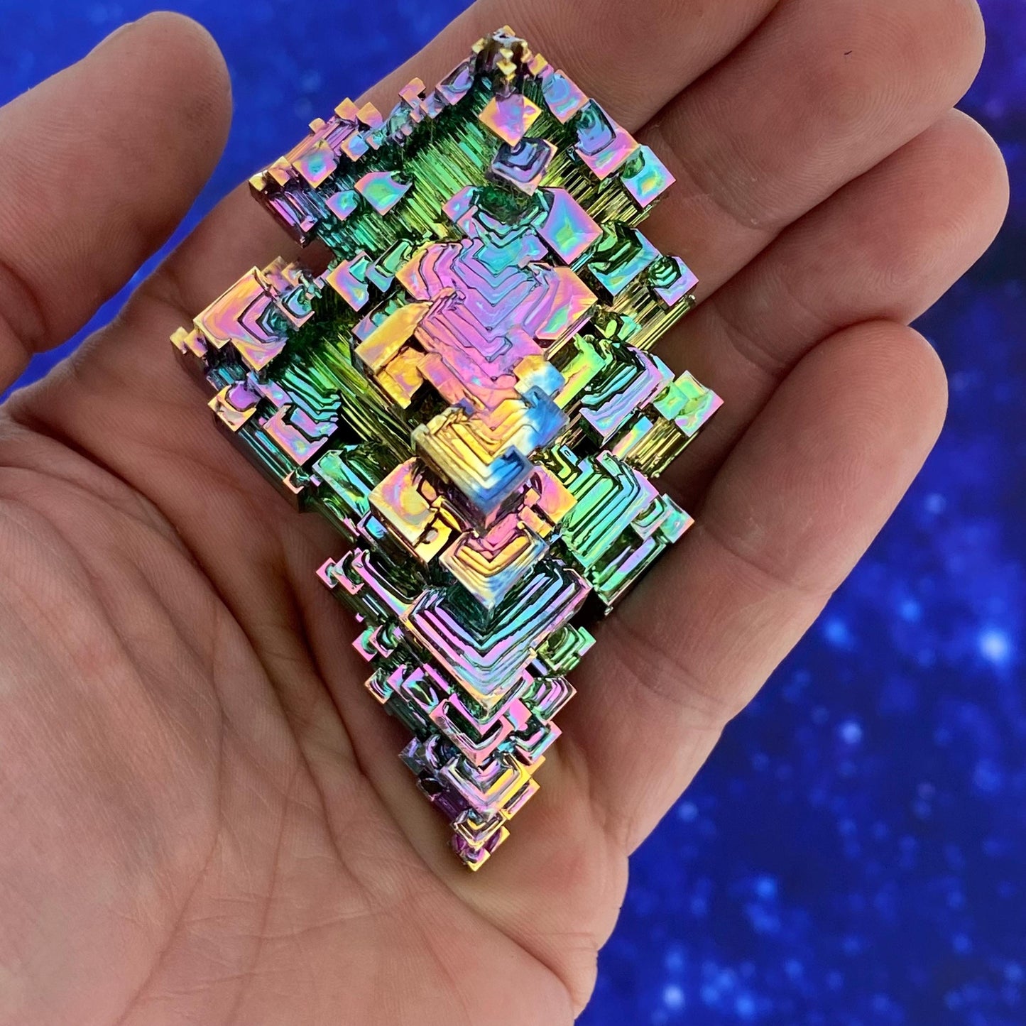 5.4 Ounce / 153 Gram Rainbow Bismuth Crystal - A37