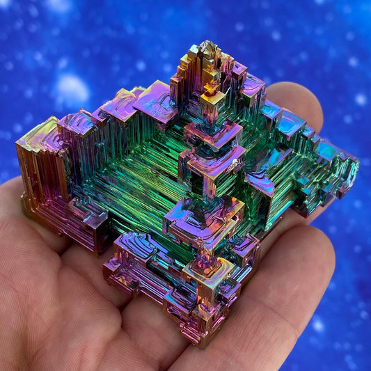 5.8 Ounce / 164 Gram Rainbow Bismuth Crystal - A38